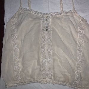 Cream tank top
